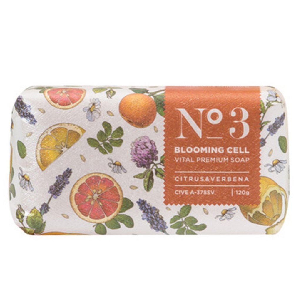 Seolreim Cosmetics Bloomingcell Vital Premium Face Soap No.3 Citrus & Verbena