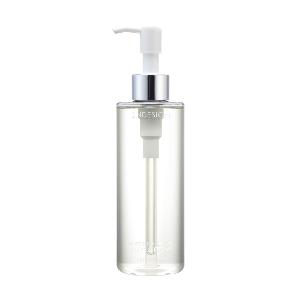 Second Design First Cleansing Oil Pure and Fresh White