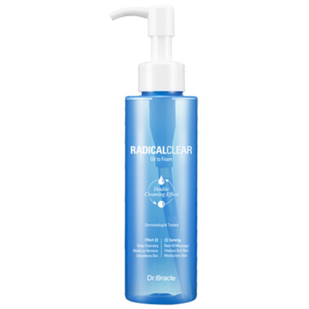 Dr. Oracle Radical Clear Oil to Foam Double Cleansing Effect