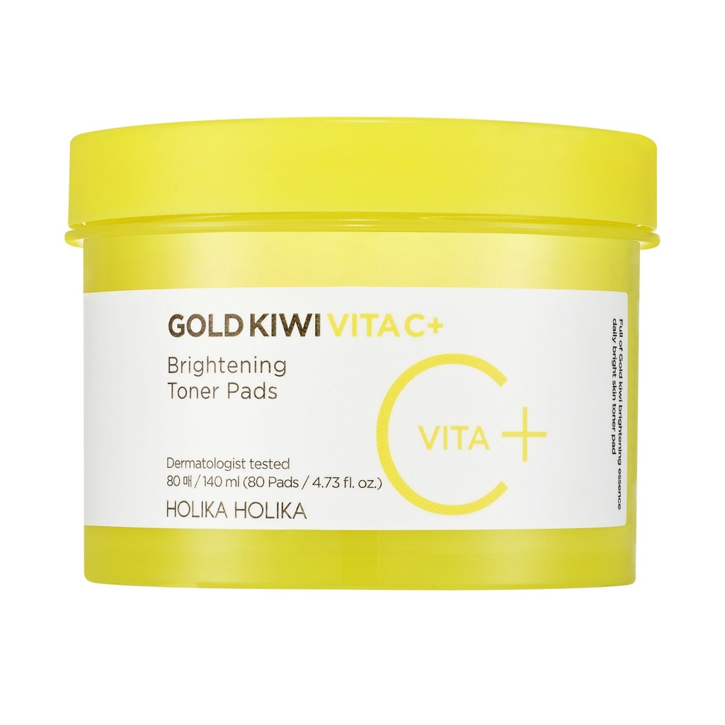 Holika Holika Gold Kiwi Vita Cplus Brightening Toner Pad 140ml