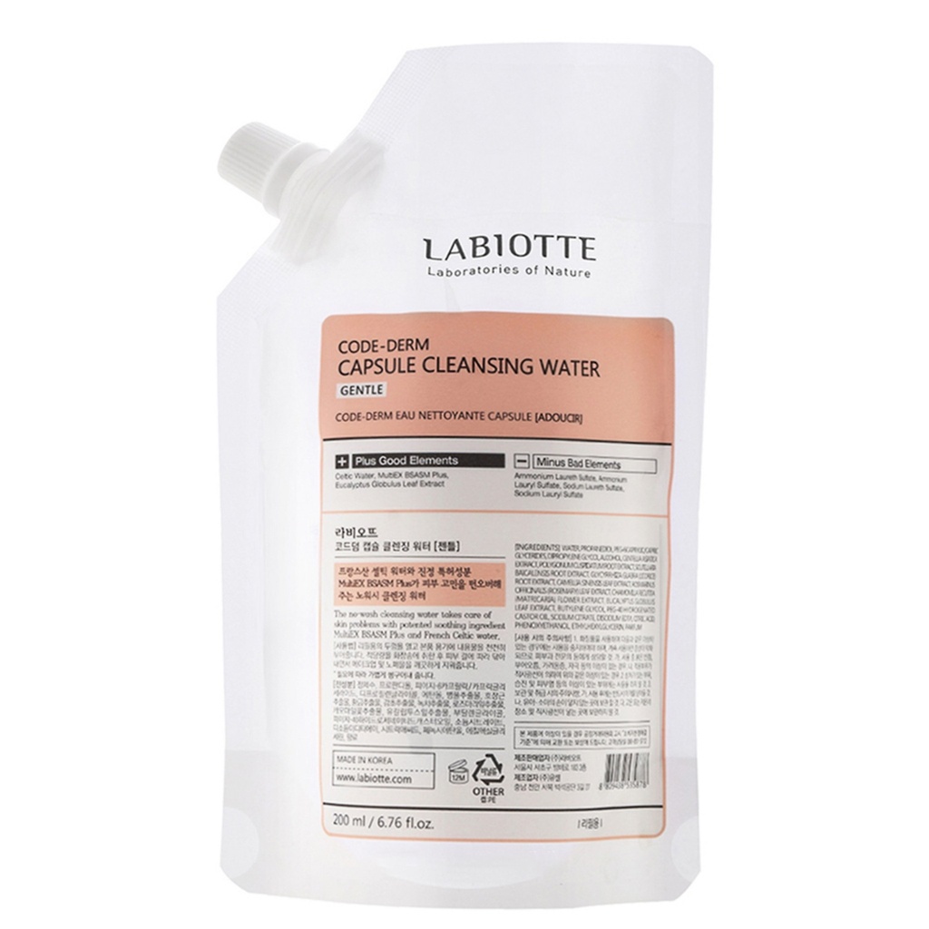 Labiotte Codederm Capsule Cleansing Water Gentle Refill