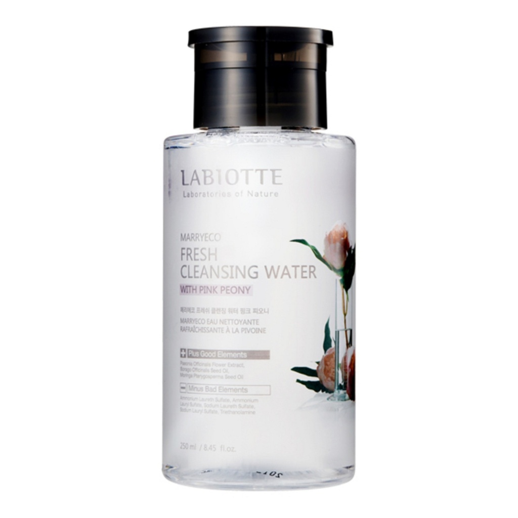 Labiotte Merieco Fresh Pink Peony Cleansing Water