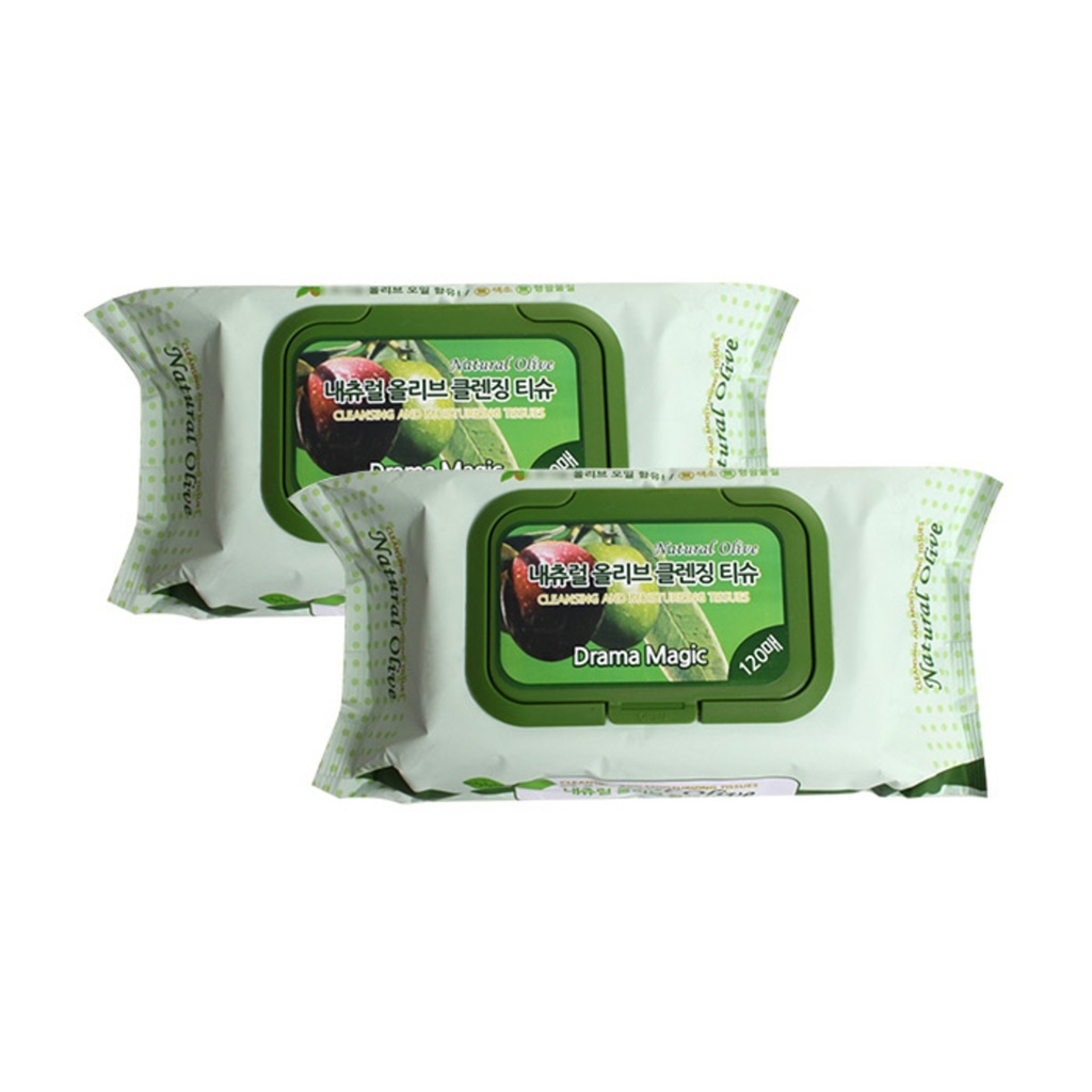 Hanganic Drama Magic Natural Olive Cleansing Tissue