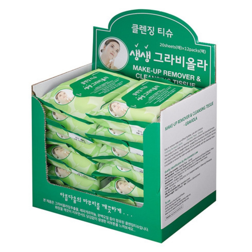 Nanopoly Cleansing Tissue Vivid Graviola