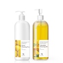 Earthroha Large Capacity Citron Cleansing Foam + Calendula Cleansing Oil Set