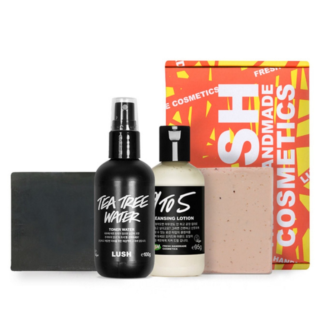 Lush delicate skin care cleansing set (5 types)