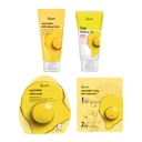 Curit Egg Bubble Peeling Gel + Cleansing Foam + Nose Pack + Mask Pack Set