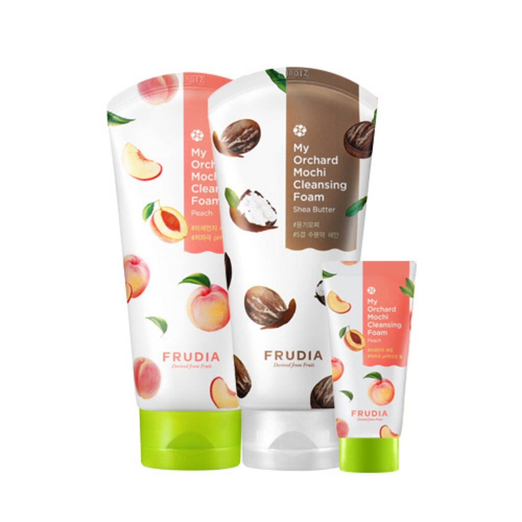 FRUDIA Subacidic Mochi Cleansing Foam Duo Set of 3