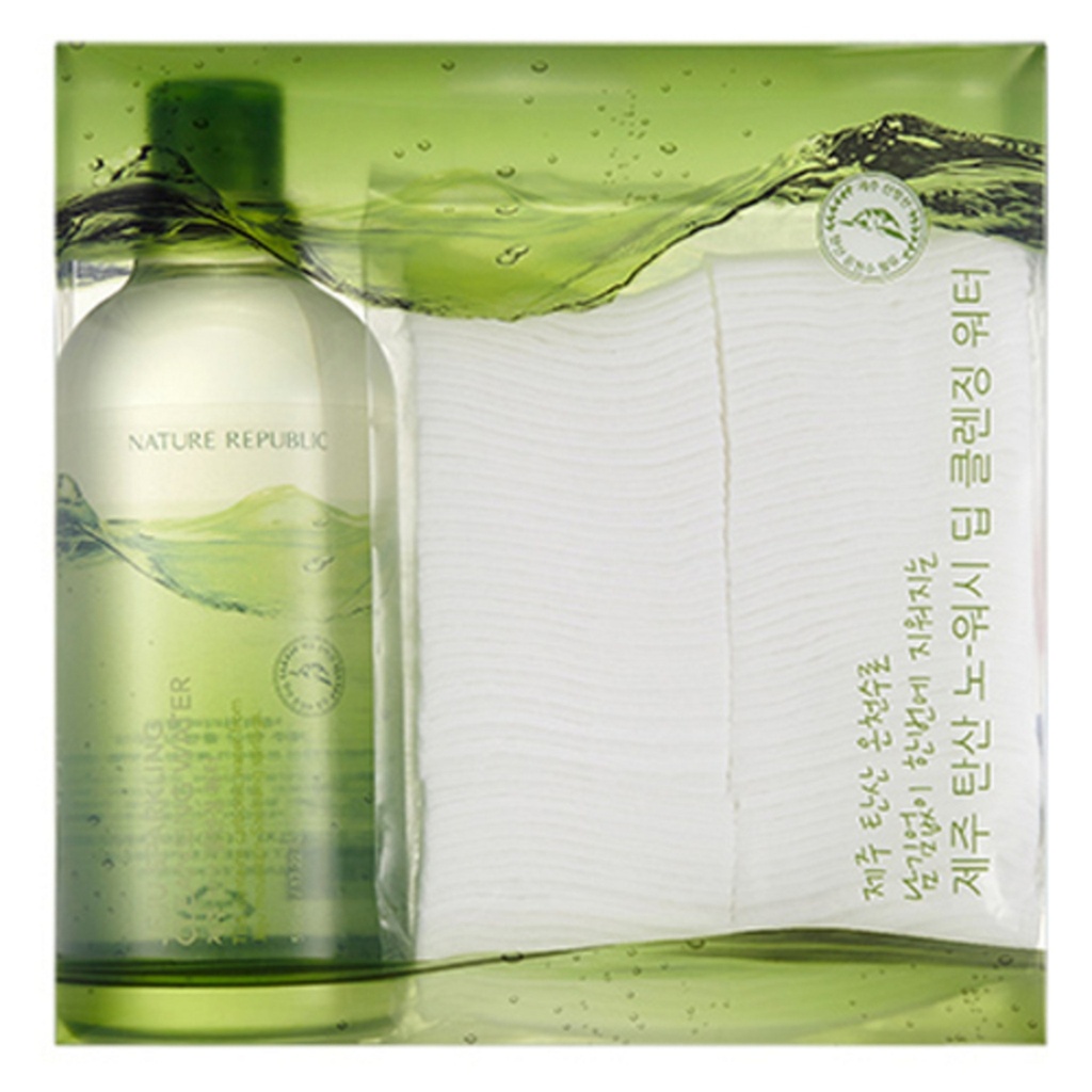 Nature Republic Jeju Carbonated Cleansing Water Set