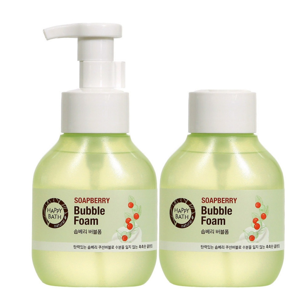 Happy Bath Soapberry Bubble Cleansing Foam