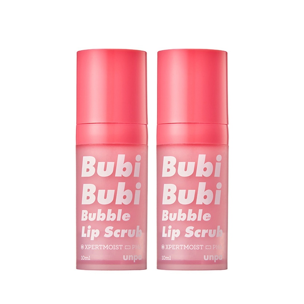 Unpa Bubi Bubi Bubble Lip Scrub (10ml) x2