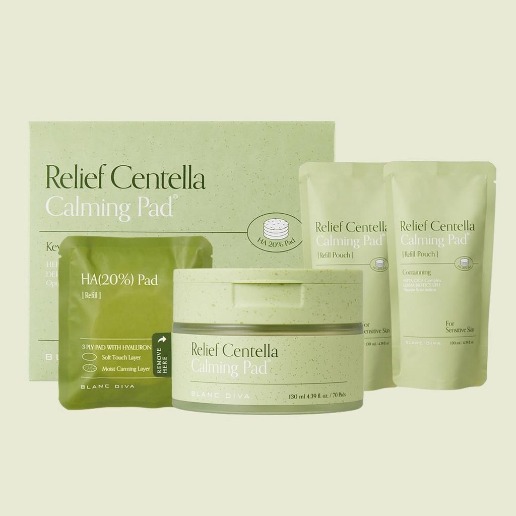 Blancdiva Relief Centella Calming Pads