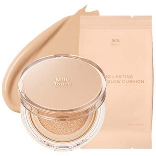 [SKU_10UBZBG_1QUHIL1] Milk Touch Long Lasting Velvet Luminous Cushion Original 13g + Refill 13g