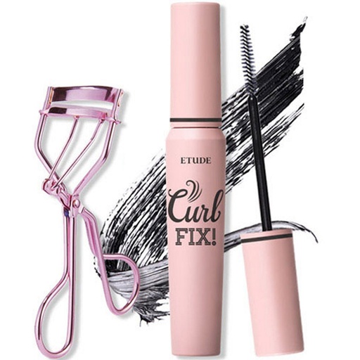 [SKU_2TU7I1K_5HB1LI6] Etude Curl Fix Mascara + Powerful Curling Curler Set