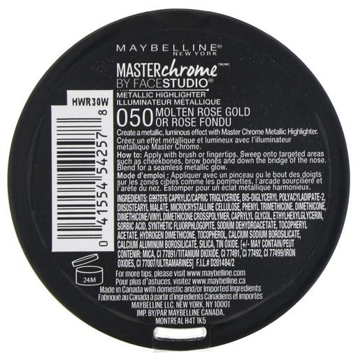 [SKU_J98QU6_ZEZBZJ] Maybelline Master Chrome Metallic Highlighter 6.7g