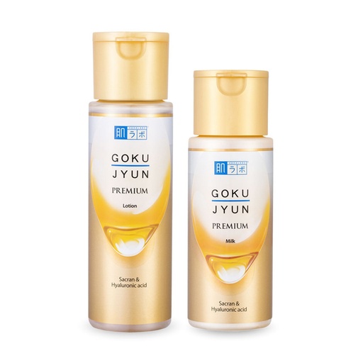 [SKU_36UZJI8_7QQXD5H] Hadalabo Gokujyun Premium 2 types (Lotion 170ml + Milk 140ml)