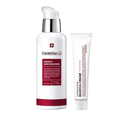 [SKU_2CL0SRP_37IGANX] Centellian24 Madeca Skin Emulsion 130ml + Cream Intensive Formula 15ml