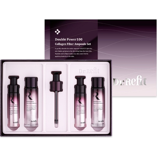 [SKU_38YLJ6M_82I6CBR] Dr. Refit three-dimensional projection pulling thread lifting collagen thread 2p x 50mg + elasticity ampoule 2p x 18mg + eyedropper set purple