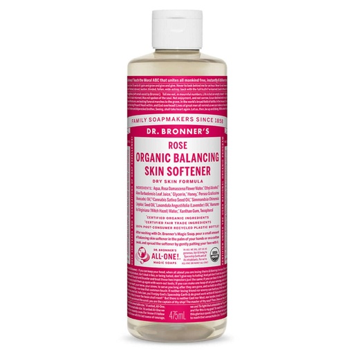 [SKU_1A2NU_2B3ZV] Dr. Bronner's Rose Balancing Skin Softener