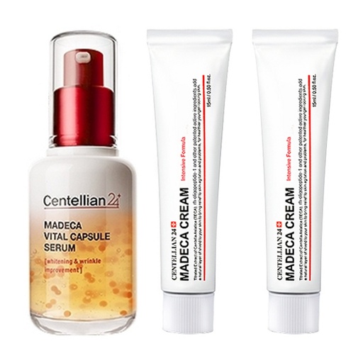 [SKU_2CL0SVB_37IGAUD] Centellian24 Madeca Vital Capsule Serum 50ml + Cream Intensive Formula 15ml x 2p