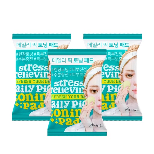 [SKU_JDT05S_63EIQS7] Ariel Daily Pick Soothing Toning Pad 57g