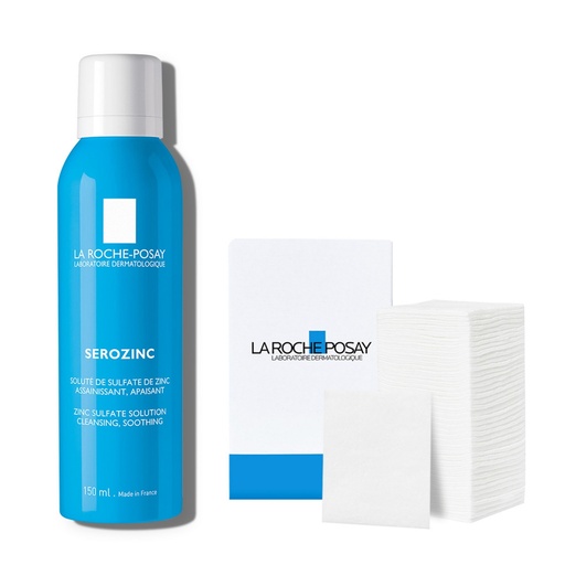 [SKU_32V69P7_74Y5AU8] La Roche Posay Serozinc Mist 150ml + Cotton Pad 40p Set