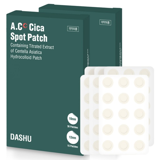 [SKU_2XTP2LR_6EFXPY3] Dashu AC Cica Spot Trouble Patch 10mm x 36p + 12mm x 15p Set