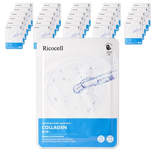 [SKU_2Y4T3CI_6C2COFS] Lycocell Nature Recovery Mask Pack Collagen 23g