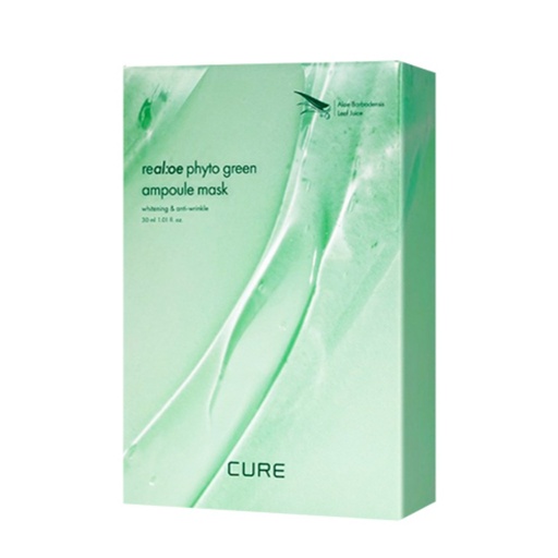 [SKU_3428XPQ_7BBJED3] Kim Jeong-moon Aloe Lasense Loe Cure Rialoe Phyto Green Ampoule Mask 300ml