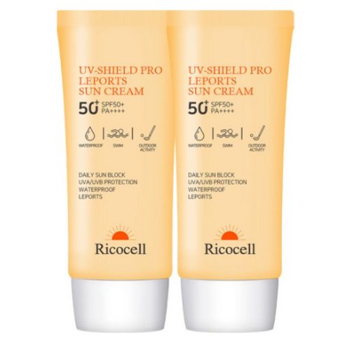 [SKU_35MJX8E_7JSF8VZ] Ricocell UV Shield Pro Waterproof Leports Sun Cream SPF50+ PA++++