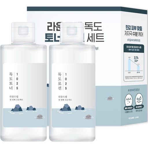 [SKU_2XEE7T6_67E7WZZ] Round Lab Dokdo Toner 200ml + Lotion 200ml Set