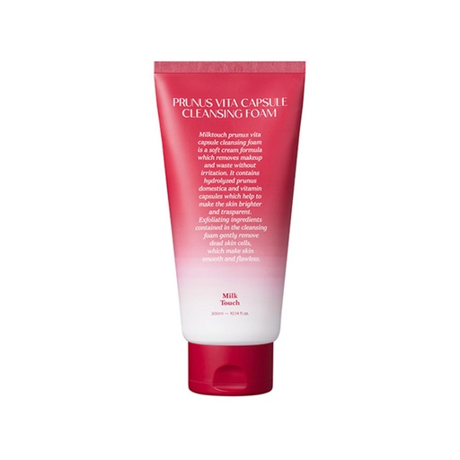 [SKU_39OO5IM_86FRGID] Milk Touch Plum Pore Toning Vita Capsule Cleansing Foam