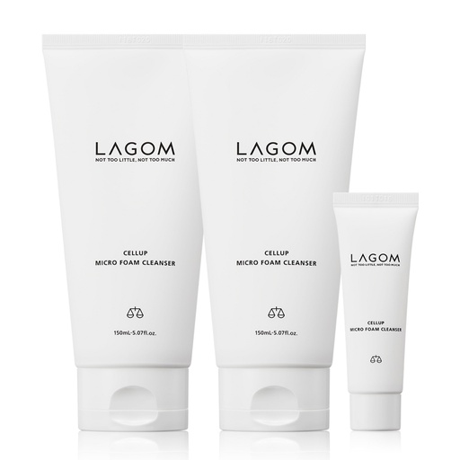 [SKU_31ENKE8_1JAIQVE] Lagom Celeb Micro Foam Cleanser 150ml 2p + 30ml