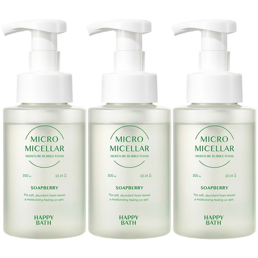 [SKU_36MAQOW_7PBUHEQ] Happy Bath Micromicella Soapberry Moisture Bubble Foam