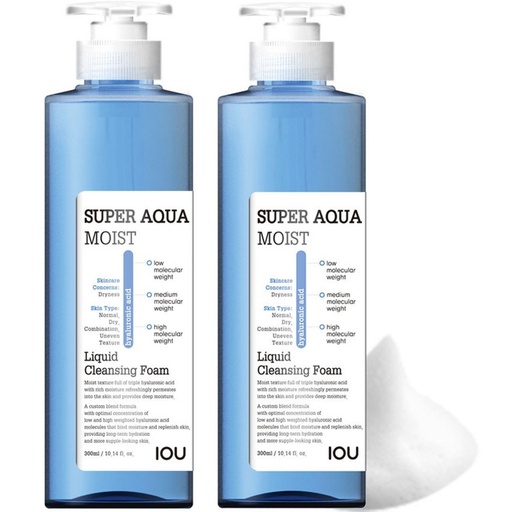 [SKU_38TDEG7_81R21E5] Iowa Super Aqua Moist Liquid Cleansing Foam