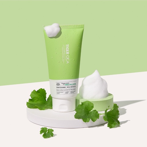 [SKU_2FOW8FC_3IN35CL] Its skin Tiger Cica Green Chill Down Foam Cleanser