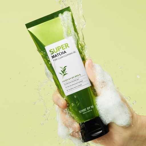 [SKU_2GV1FM5_3NMVRHI] SOME BY MI Super Matcha Pore Clean Cleansing Gel 100ml + Miracle Toner 6ml x 2p Set