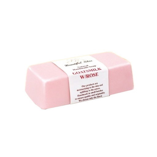 [SKU_2EC3EFF_3D4NNAQ] Beautiful Skin Goat's Milk with Rose Cleansing Bar Soap