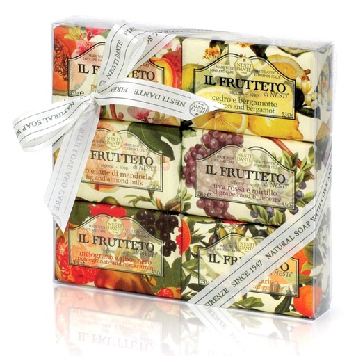 [SKU_WY9F00_1K2DWPJ] Nestidante Soap Il Frutetto Soap Set 150g 6 types