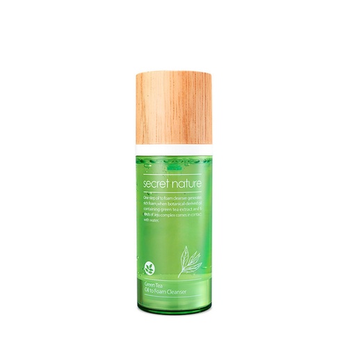 [SKU_1IH3UR_4PHLAA] Secret Nature Green Tea Oil to Foam Cleanser