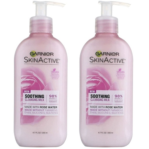 [SKU_1JBA9W_6TEJ4K1] Garnier Skin Active Soothing Cleansing Milk Rose Water
