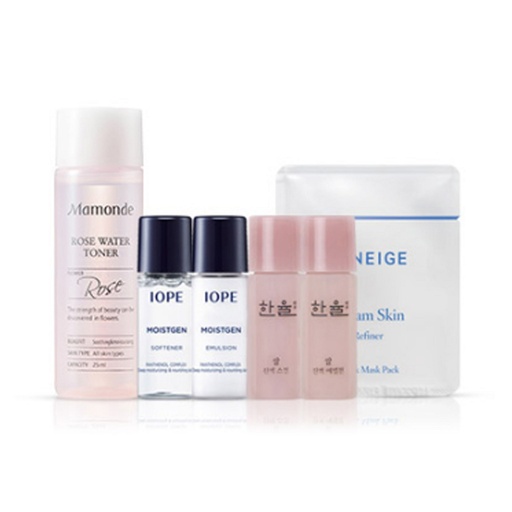 [SKU_402LVL_CPRI0T] IOPE Moist Cleansing Makeup Remover 100ml + Premium Amarahan 6 Items Basic Cosmetic Set