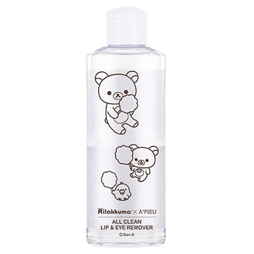 [SKU_3MP9H_G8LHL] APIEU All Clean Lip & Eye Remover White Lily Rilakkuma Edition