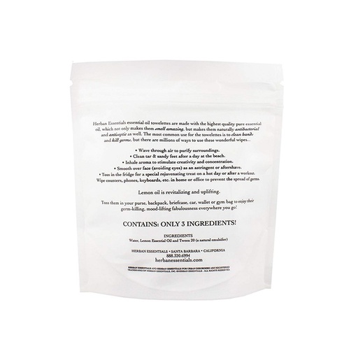 [SKU_9IK9T_12W0JB] Herban Essentials Lemon Oil Towelette Cleansing Tissue