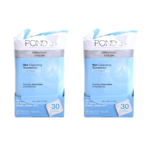 [SKU_1CYQK_6TEU0M8] Pond's Original Fresh Wet Cleansing Towelette with Vitamin E