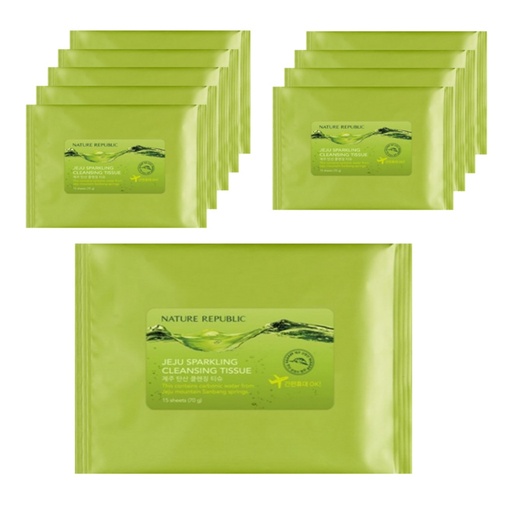 [SKU_2NZ4O3W_4KQ1D0Y] Nature Republic Jeju Carbonated Cleansing Tissue