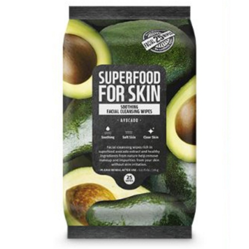 [SKU_2N3EXI6_4GIMJ6X] Farmskin Superfood Facial Cleansing Wipes Avocado