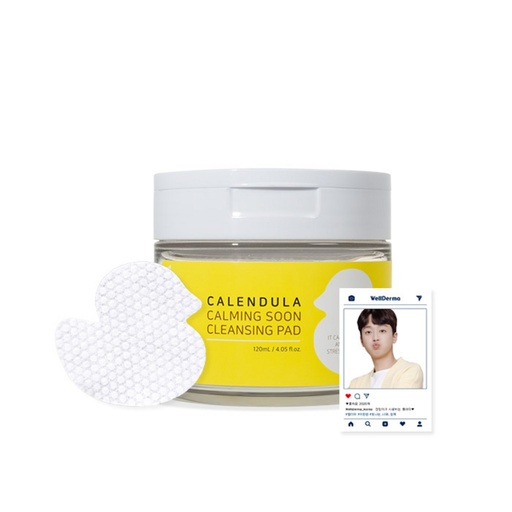 [SKU_2KQYJNS_45R60SZ] WellDerma Calendula Calming Pure Cleansing Pad