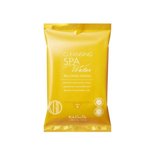 [SKU_25L2O86_2PIZCTU] Kogendo Water Cloth Relaxing Aroma R Yellow Cleansing Tissue