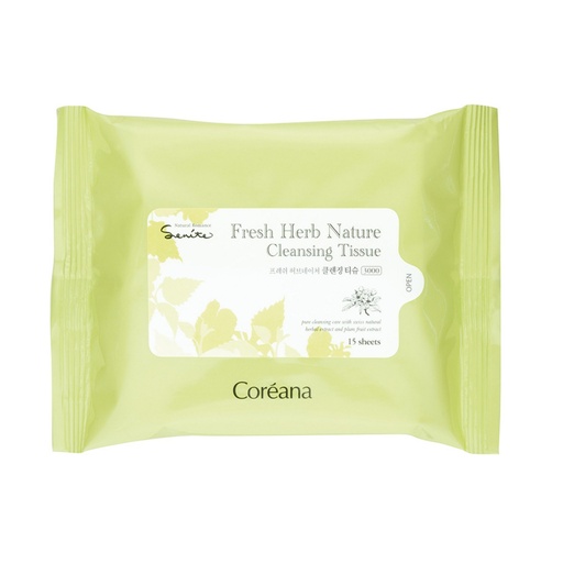 [SKU_P8OL_316DL] Coreana Senite Fresh Herb Cleansing Tissue